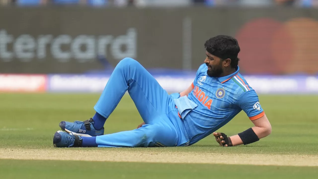 India's Pandya hobbles off with suspected ankle injury in Cricket World Cup game against Bangladesh