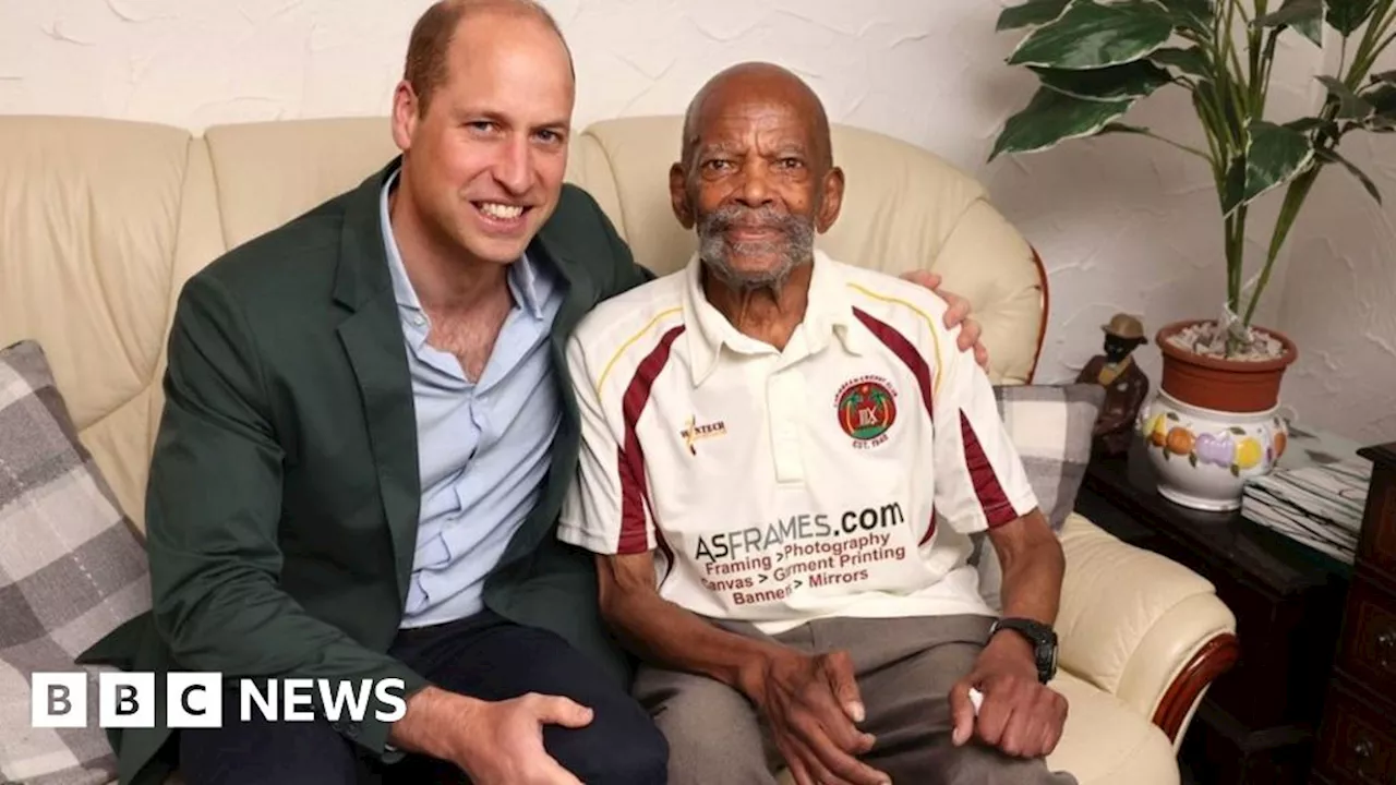 Prince of Wales honours Windrush cricketing pioneer in Leeds