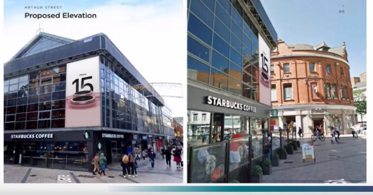 Belfast city centre 'unsympathetic' digital screen gets go-ahead despite concern