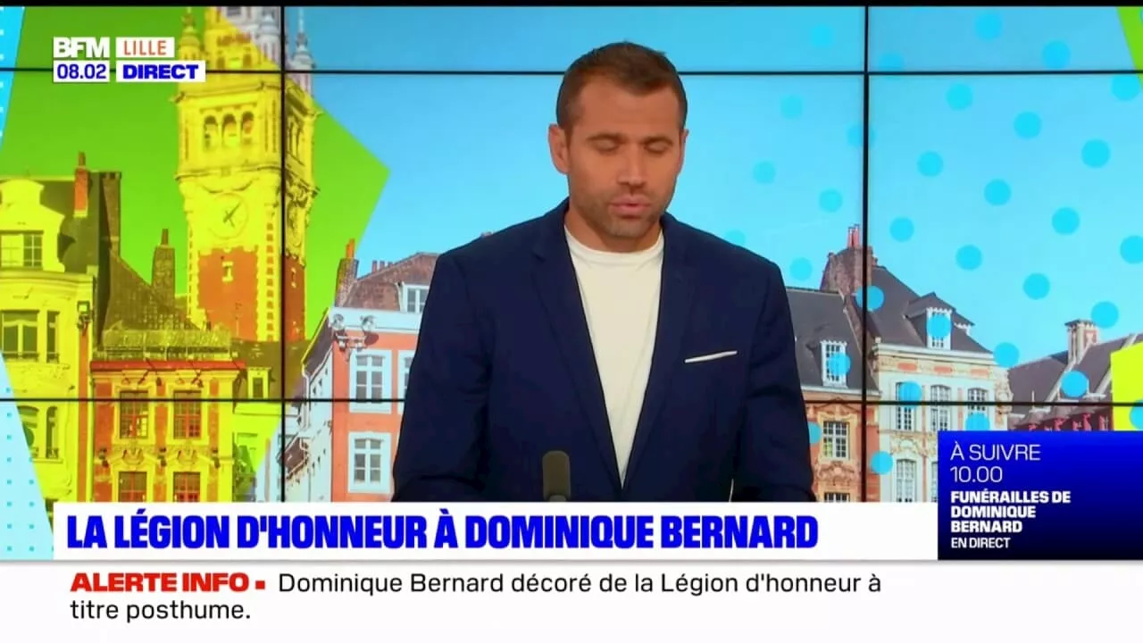 Enseignant tué à Arras: la Légion d'honneur à Dominique Bernard