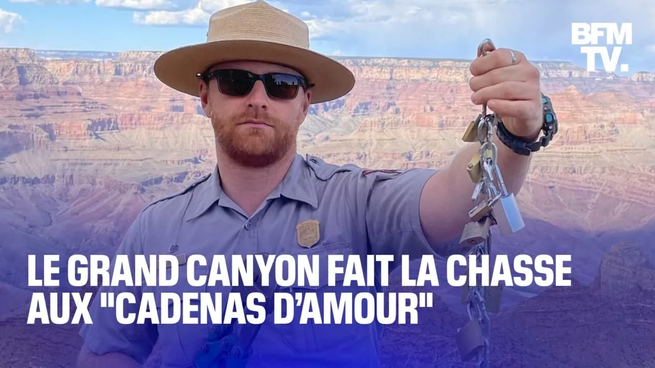 États-Unis: le Grand Canyon fait la chasse aux 'cadenas d’amour'