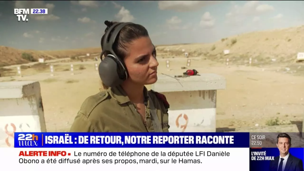 Israël: BFMTV au cœur d'un centre de formation au tir des réservistes de Tsahal