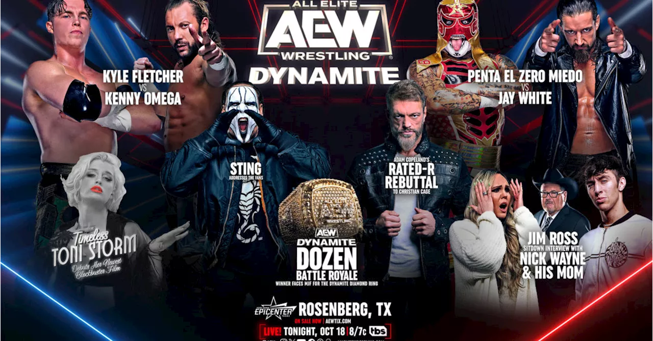 AEW Dynamite Tonight Features Sting, Adam Copeland, Toni Storm, More