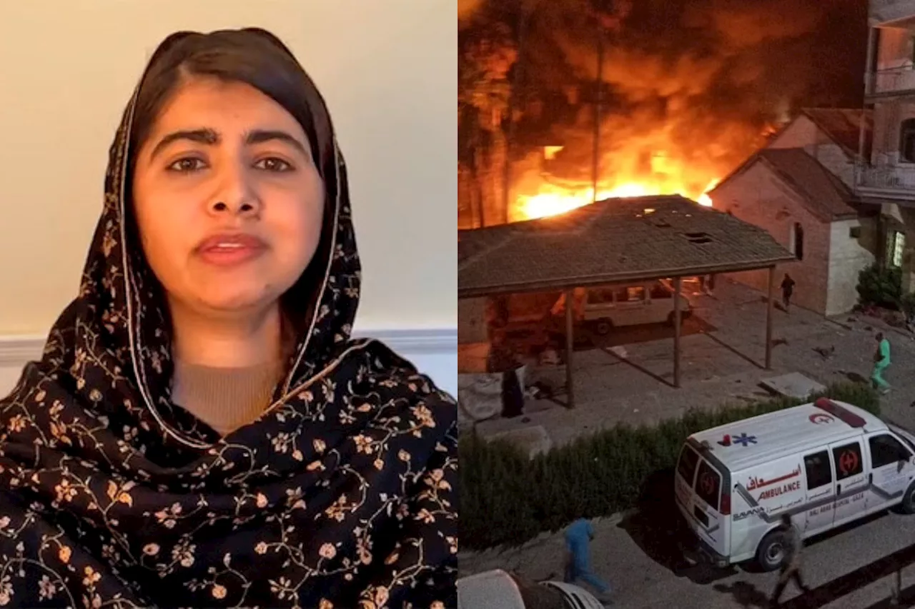 Malala Condemns Gaza Hospital Bombing, Demands Israel to Permit Humanitarian Aid in Gaza