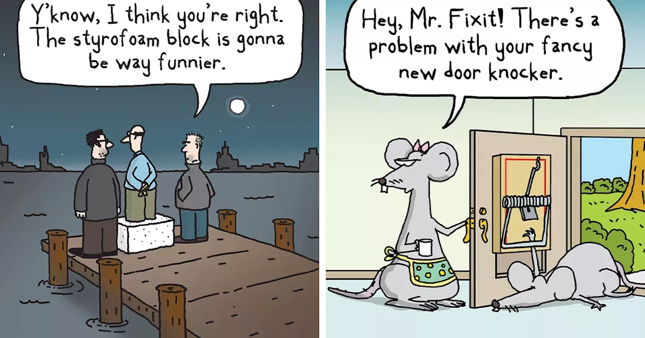 This Cartoonist Made 30 Funny Comics For Those With A Darker Sense Of ...