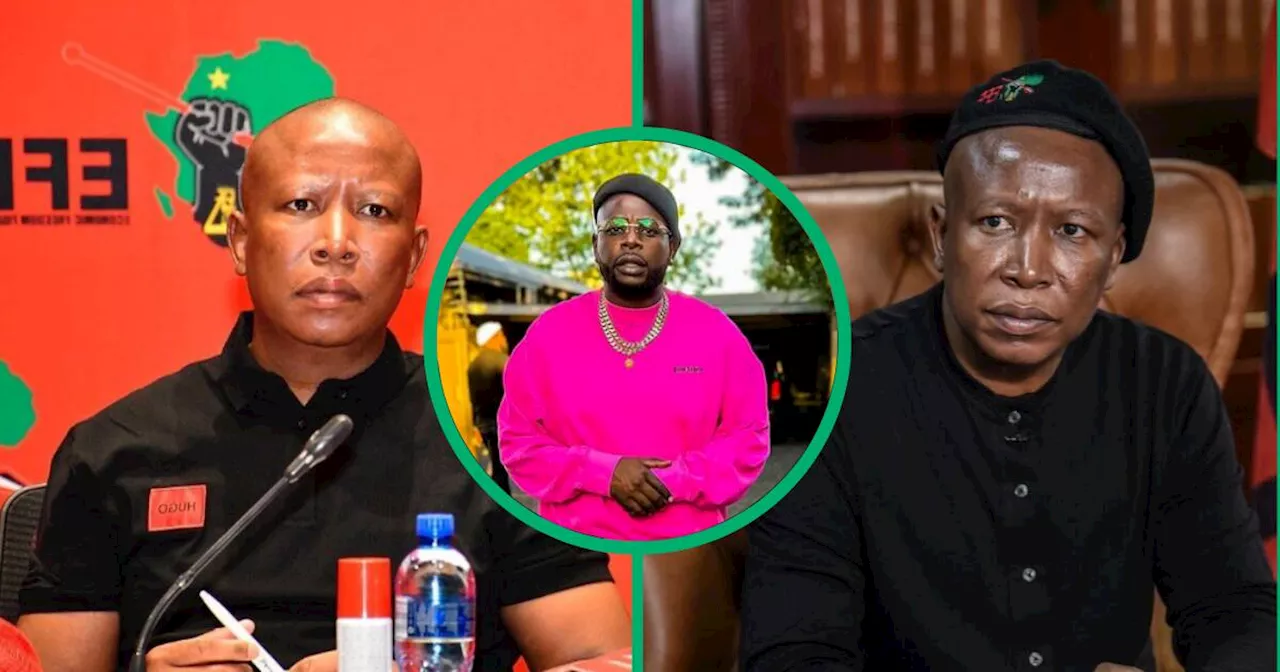 Julius Malema Supports DJ Maphorisa Amid Accusations of Him Sleeping With Daliwonga and Male Artists