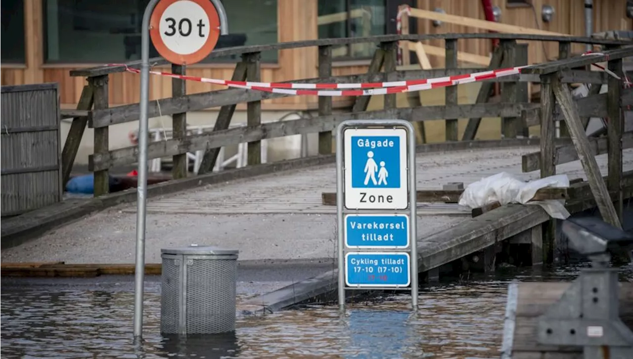 Forhøjet vandstand truer husejere op til weekenden