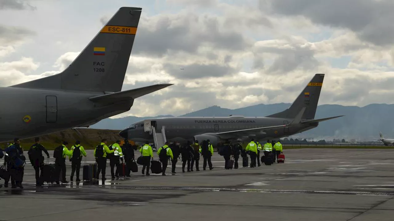 Inició el transporte de miembros de fuerza pública para los comicios regionales