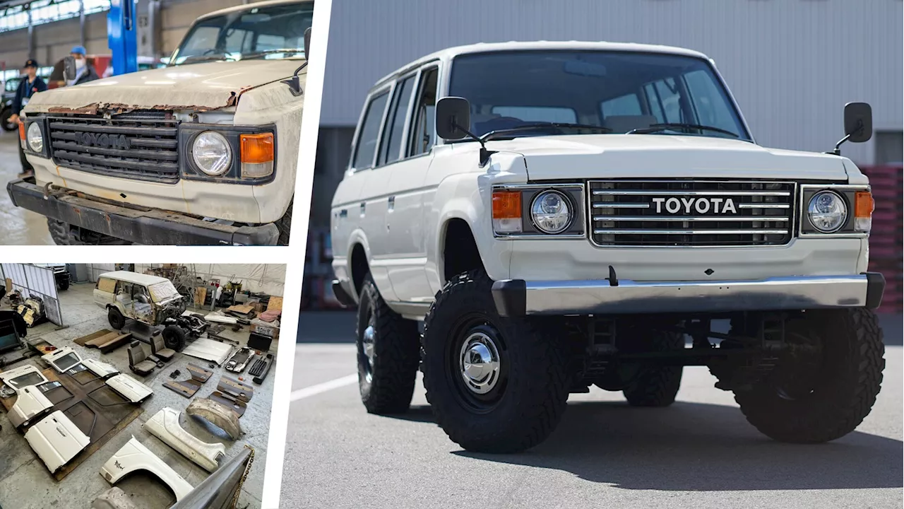 This Rusty Toyota Land Cruiser 60 Series Was Electromoded To Perfection