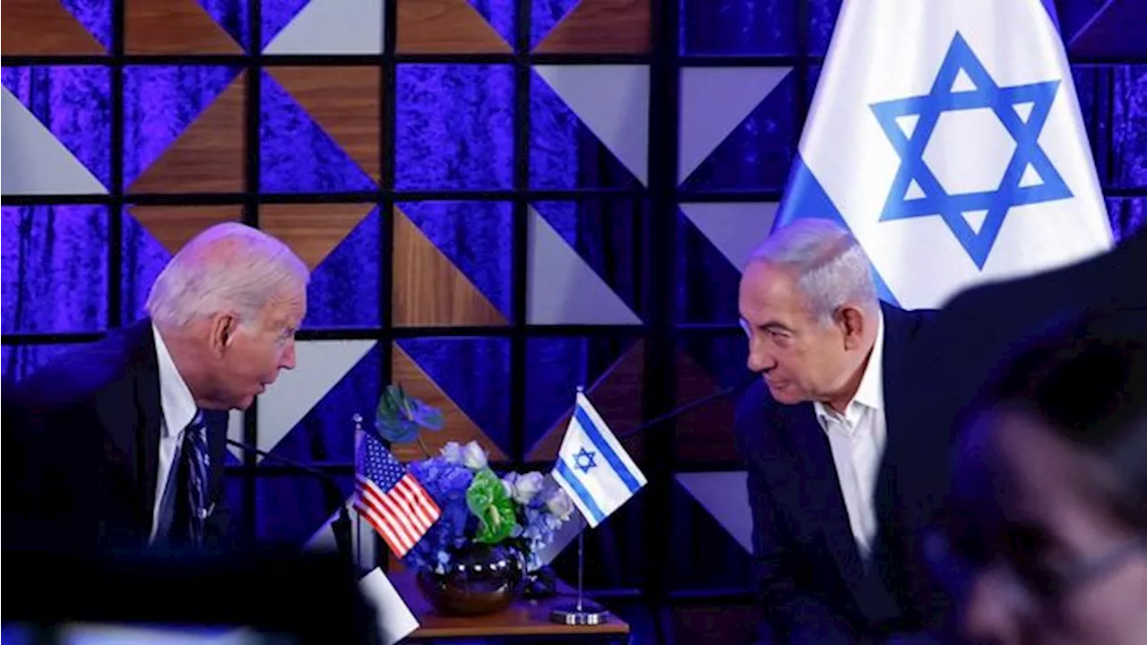 Gaza Hancur, Netanyahu Pelukan Mesra dengan Biden