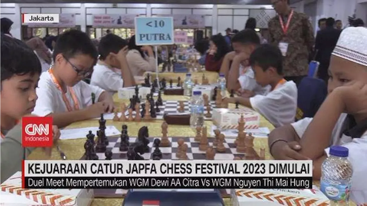 VIDEO: Kejuaraan Catur JAPFA Chess Festival 2023 Dimulai