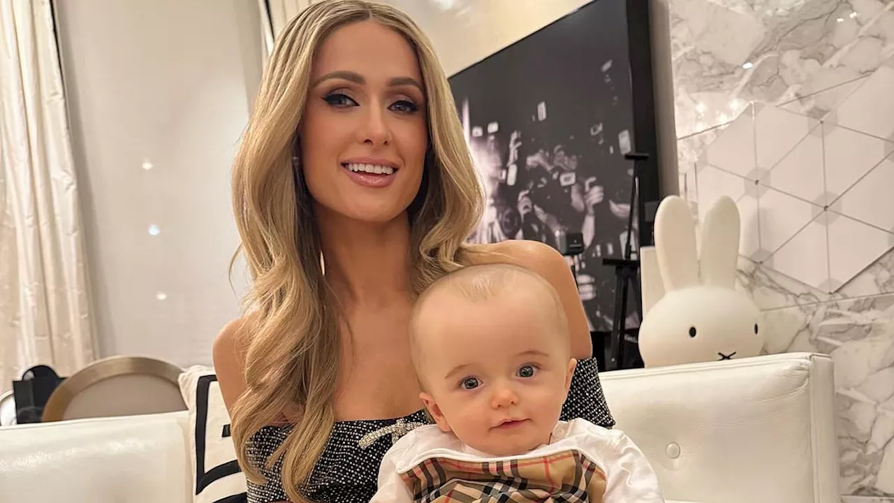 Paris Hilton, 42, shares snaps of 'baby angel' son Phoenix, 9 months, during his first trip to New...