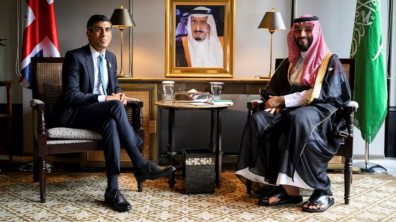 Rishi Sunak arrives in Saudi Arabia to meet Crown Prince Mohammed bin Salman as he tours Middle East...