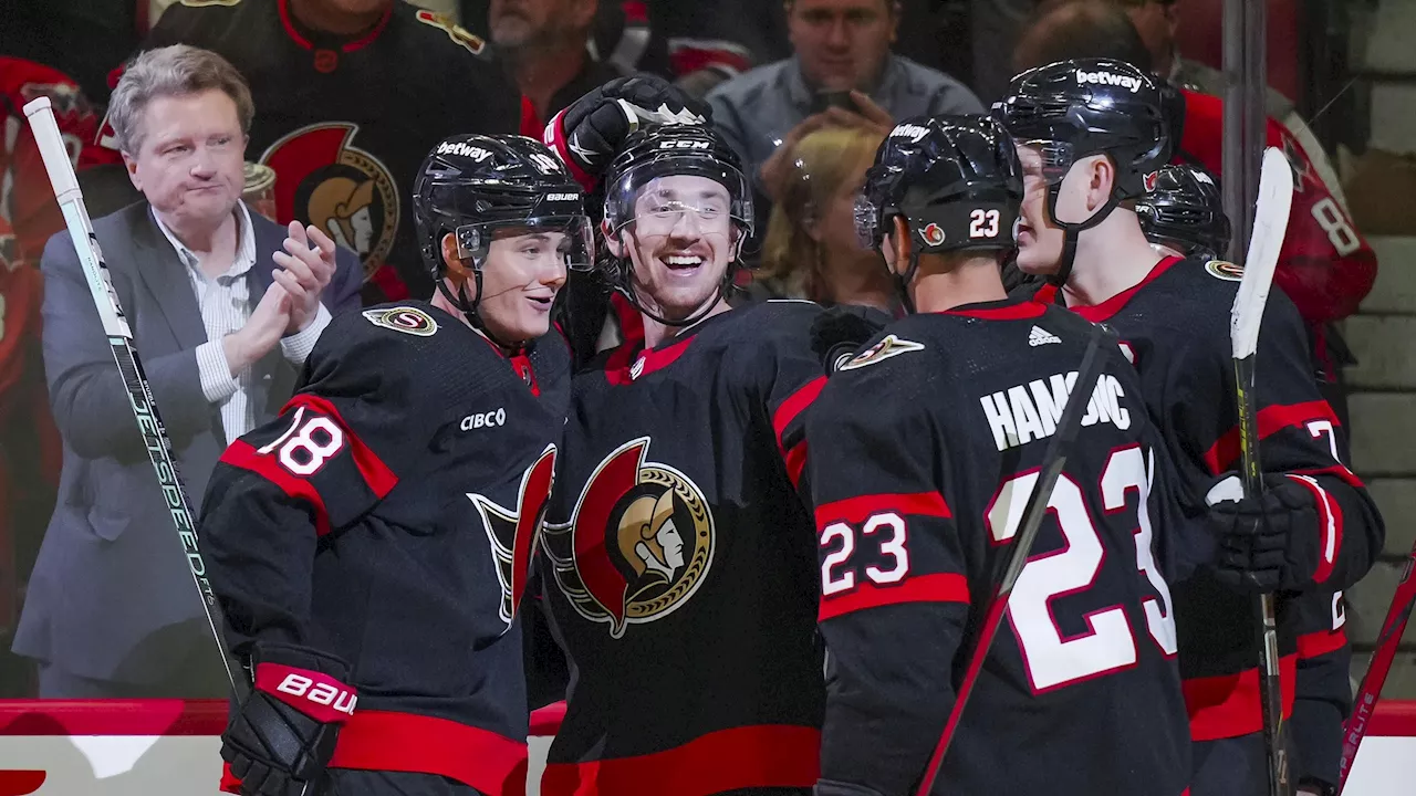 NHL: Drei Assists! Tim Stützle überragt bei Kantersieg der Ottawa Senators über die Washington Capitals