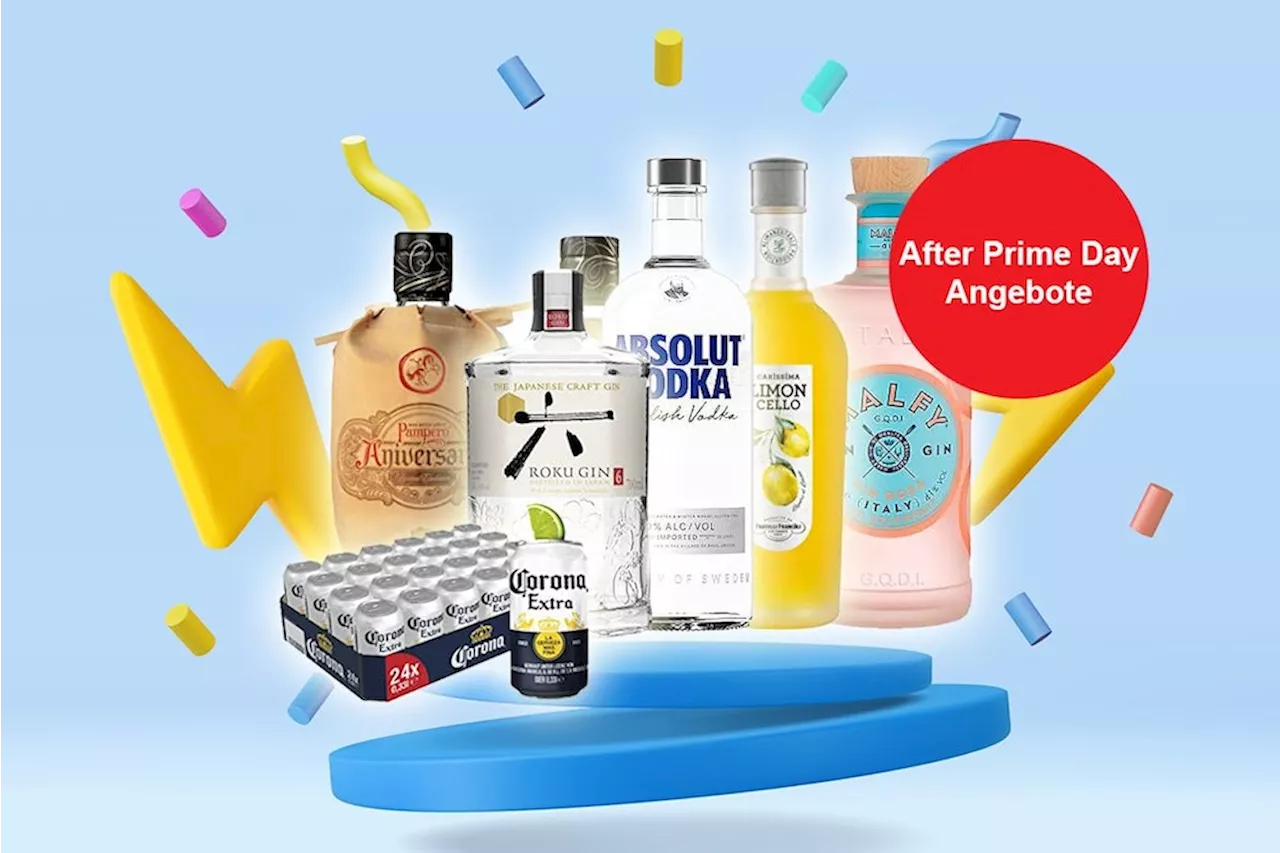 After Prime Day Spirituosen Angebote: Rabatte auf Whiskey, Gin, Wodka, Rum und mehr