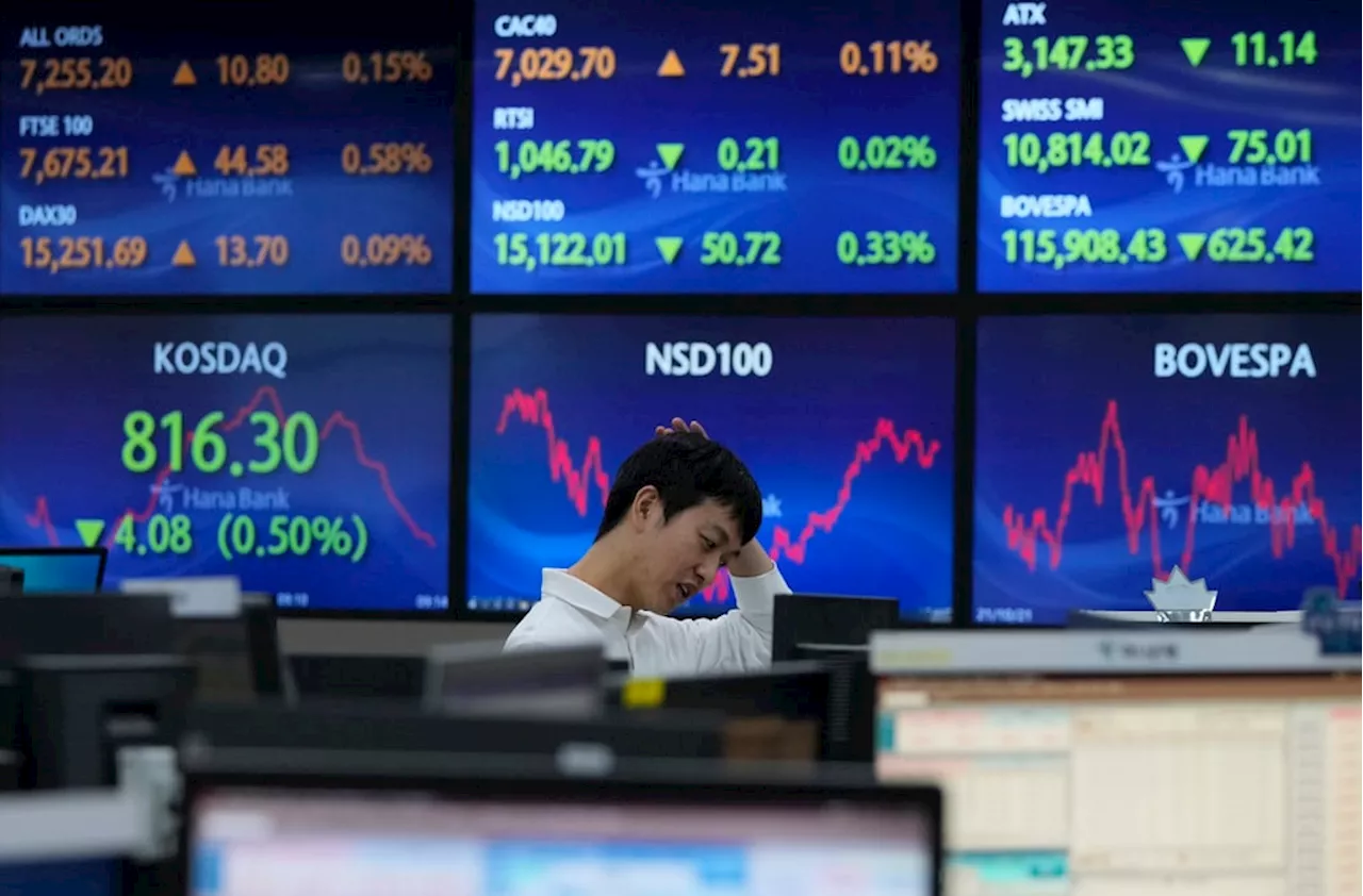 Asian stocks drop, gold hits 2-month high on Middle East tension