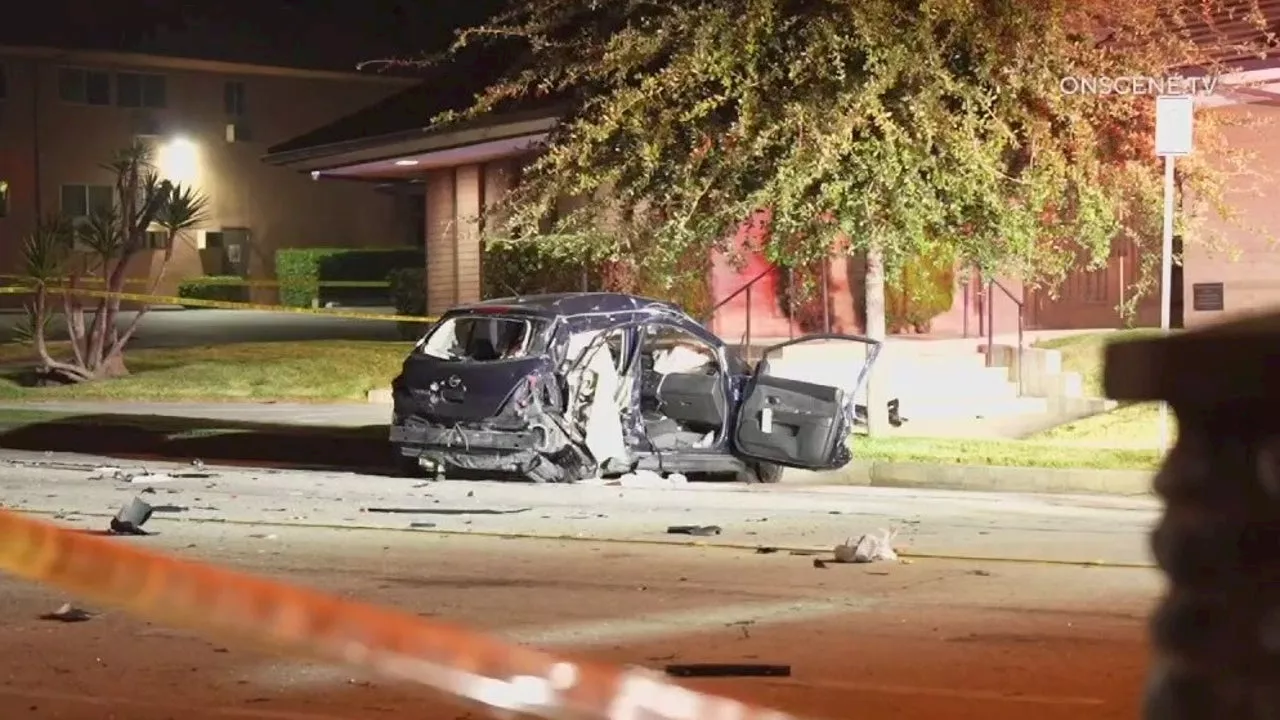 Suspects sought in deadly Pasadena hit-and-run crash that left 2 dead