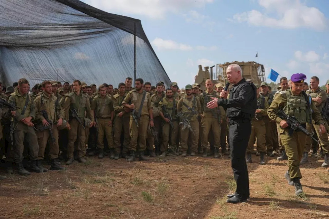 Israel’s defence minister tells troops to be ready for ground invasion of Gaza