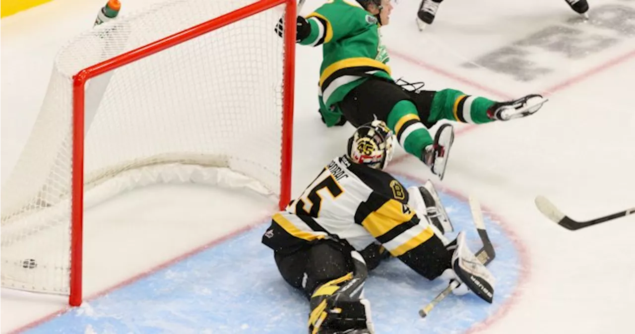 London Knights claim 5-1 victory over Brantford Bulldogs with Cowan’s 4-point night