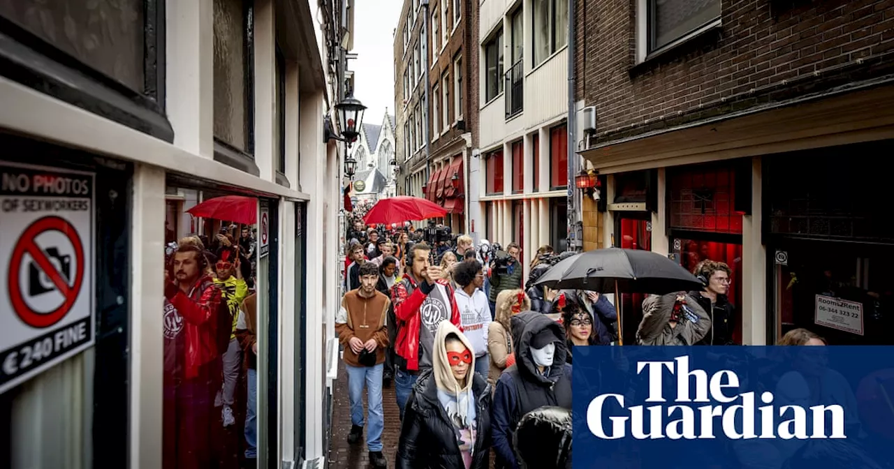 Amsterdam sex workers protest against plan to move red light district