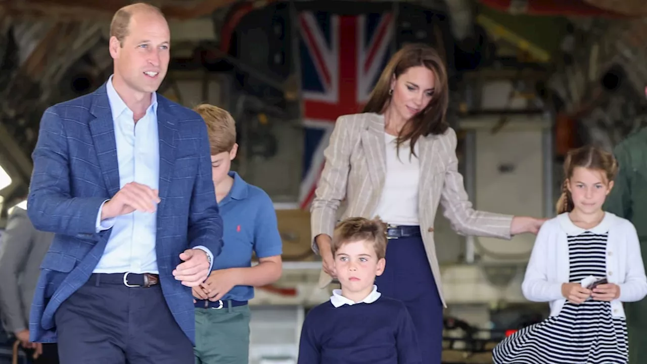 Prince William interrupts half-term break with George, Charlotte and Louis