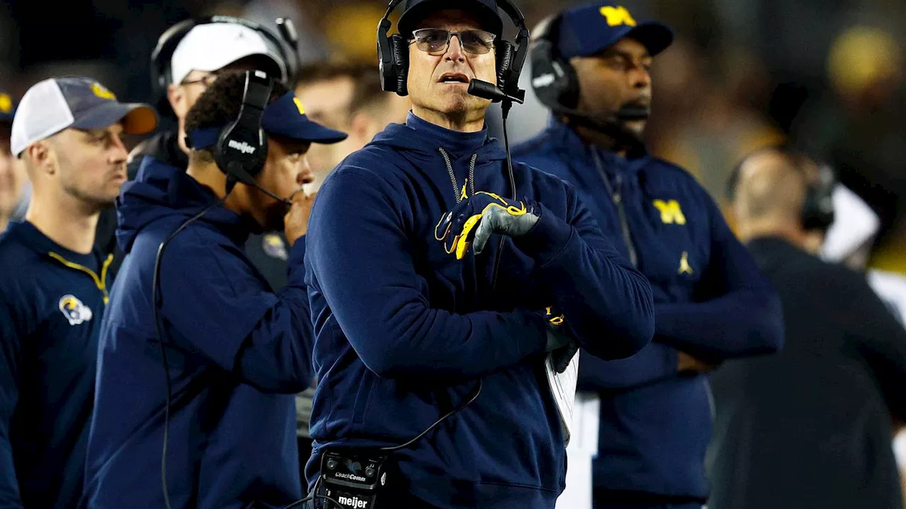 Jim Harbaugh denies knowledge of alleged sign stealing as NCAA investigation ensnares Michigan