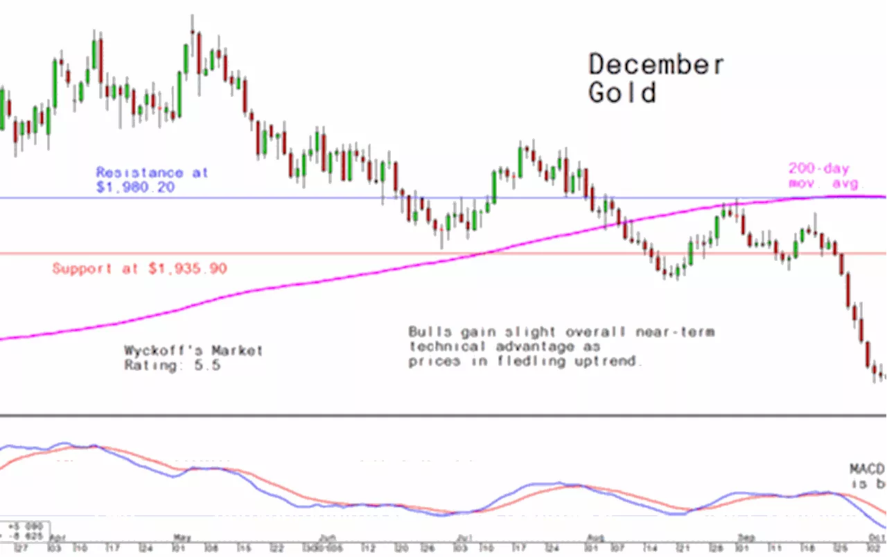 Thursday's Charts for Gold, Silver and Platinum and Palladium, October 19