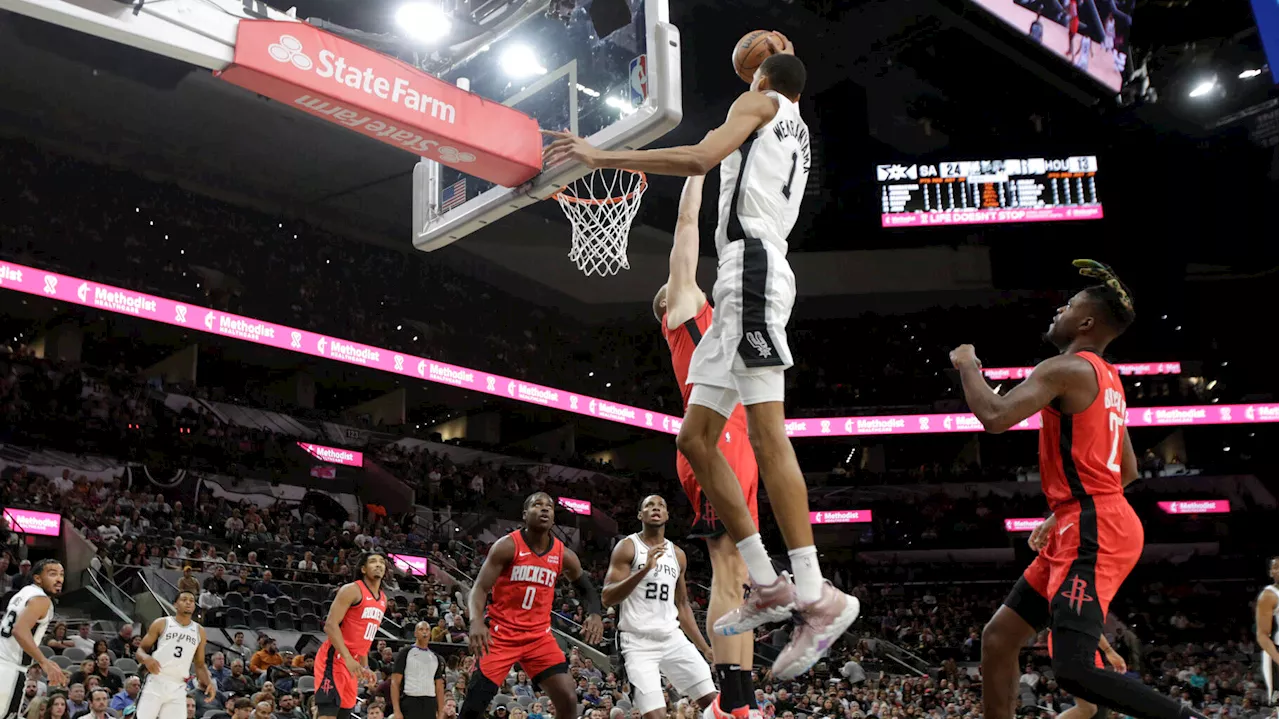 NBA : Victor Wembanyama, avec cette action, s’est illustré lors de San Antonio Spurs-Houston Rockets