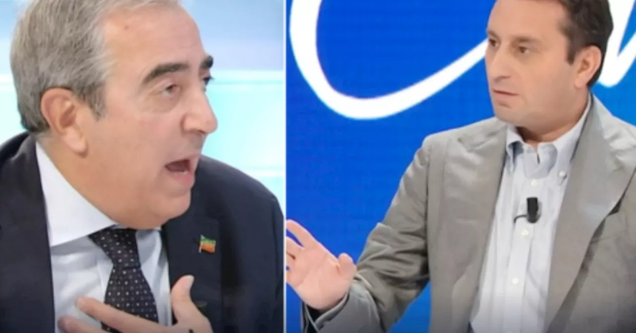 Maurizio Gasparri gela David Parenzo: &#034;Lei era un bambino&#034;