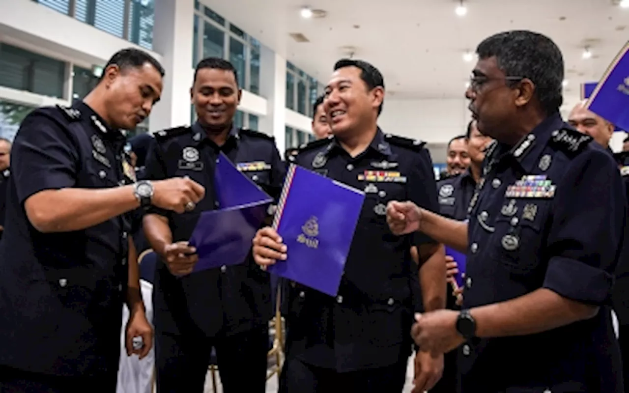 KL police chief: 44 of city’s police officers promoted to rank of DSP, ASP