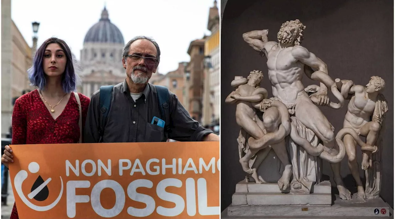 Ultima Generazione, si incollarono alla statua del Laocoonte: nove mesi a due attivisti