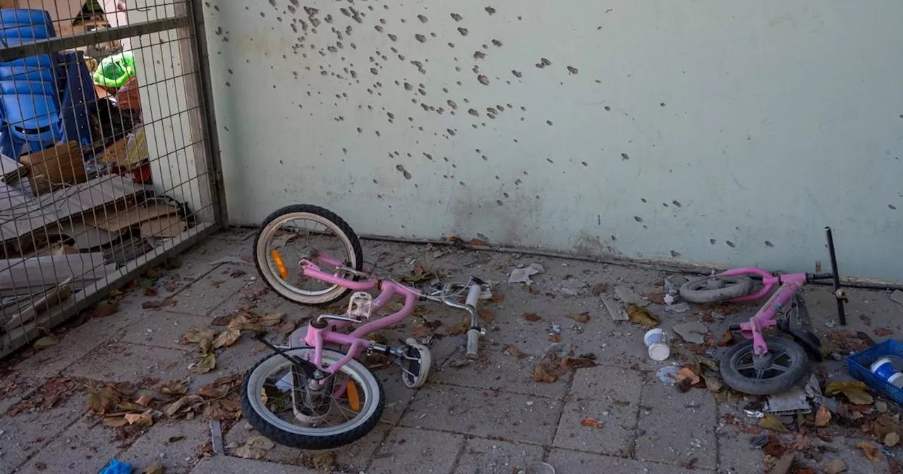 Harrowing Israeli nursery scene in photos after Hamas attack