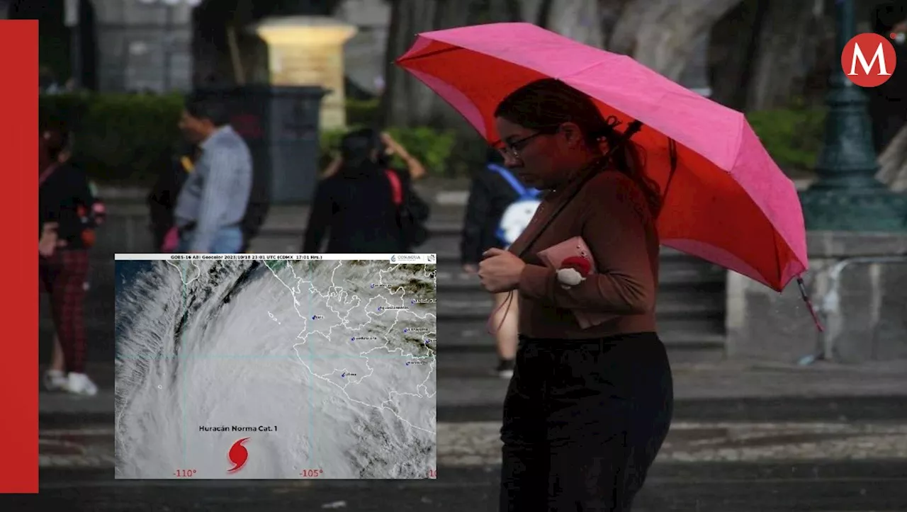 Huracán ‘Norma’ traerá lluvias intensas a Jalisco; consulta AQUÍ el pronóstico para el jueves 19