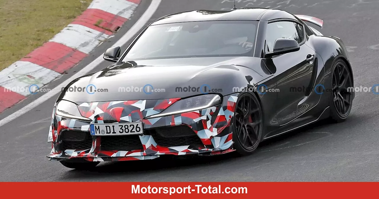 Toyota Supra GRMN (2025): Flügeliges Erlkönig-Debüt am Ring