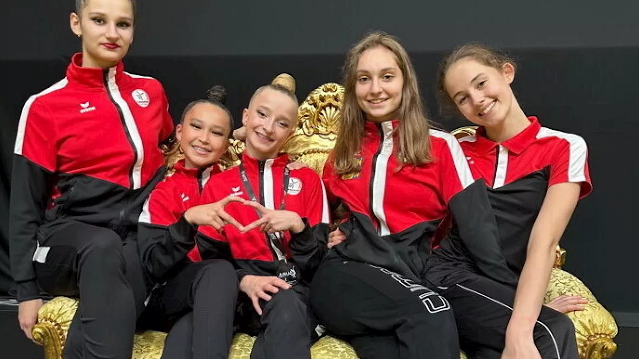 Rhythmische Gymnastinnen aus dem Bezirk zeigten international auf