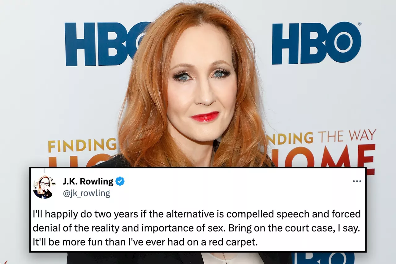 J.K. Rowling: I'd 'happily' do jail time over transgender views