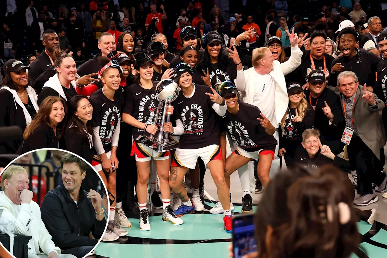 Tom Brady celebrates Las Vegas Aces' WNBA title: 'On top of the world'