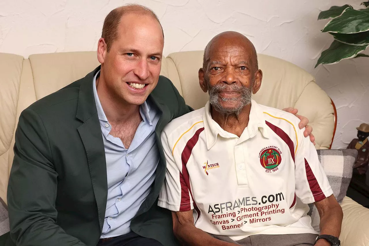 Prince William Connects with Pioneering Windrush Survivor Over a Game of Cricket