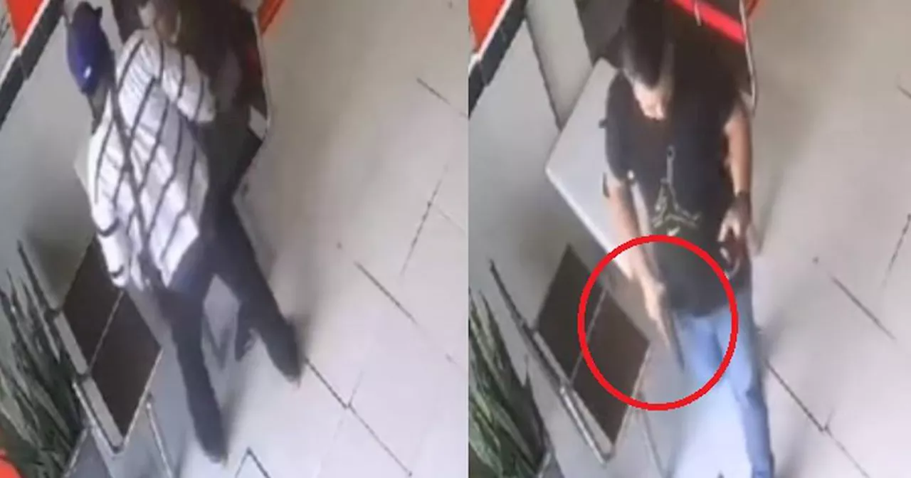 Impactante video: víctima de un robo disparó al ladrón en Turbaco, Cartagena