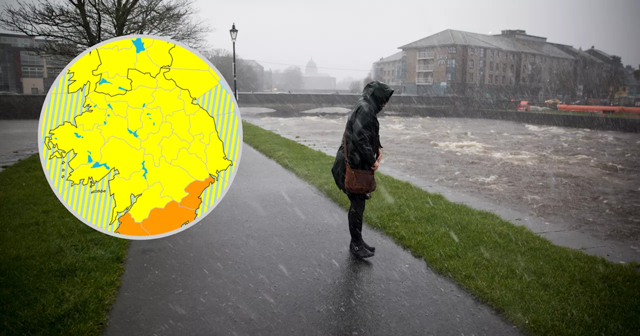 Met Eireann confirm when heavy rain will clear after Storm Babet lashed Ireland