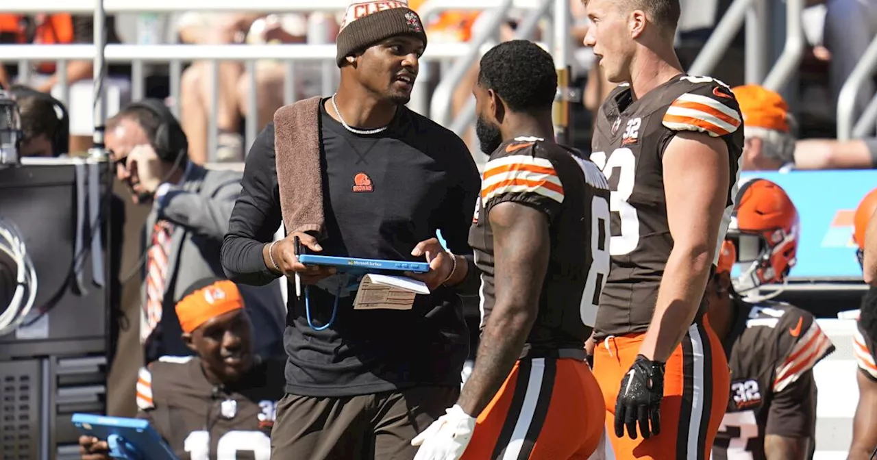 Watson vuelve a entrenar con los Browns; podría volver este fin de semana