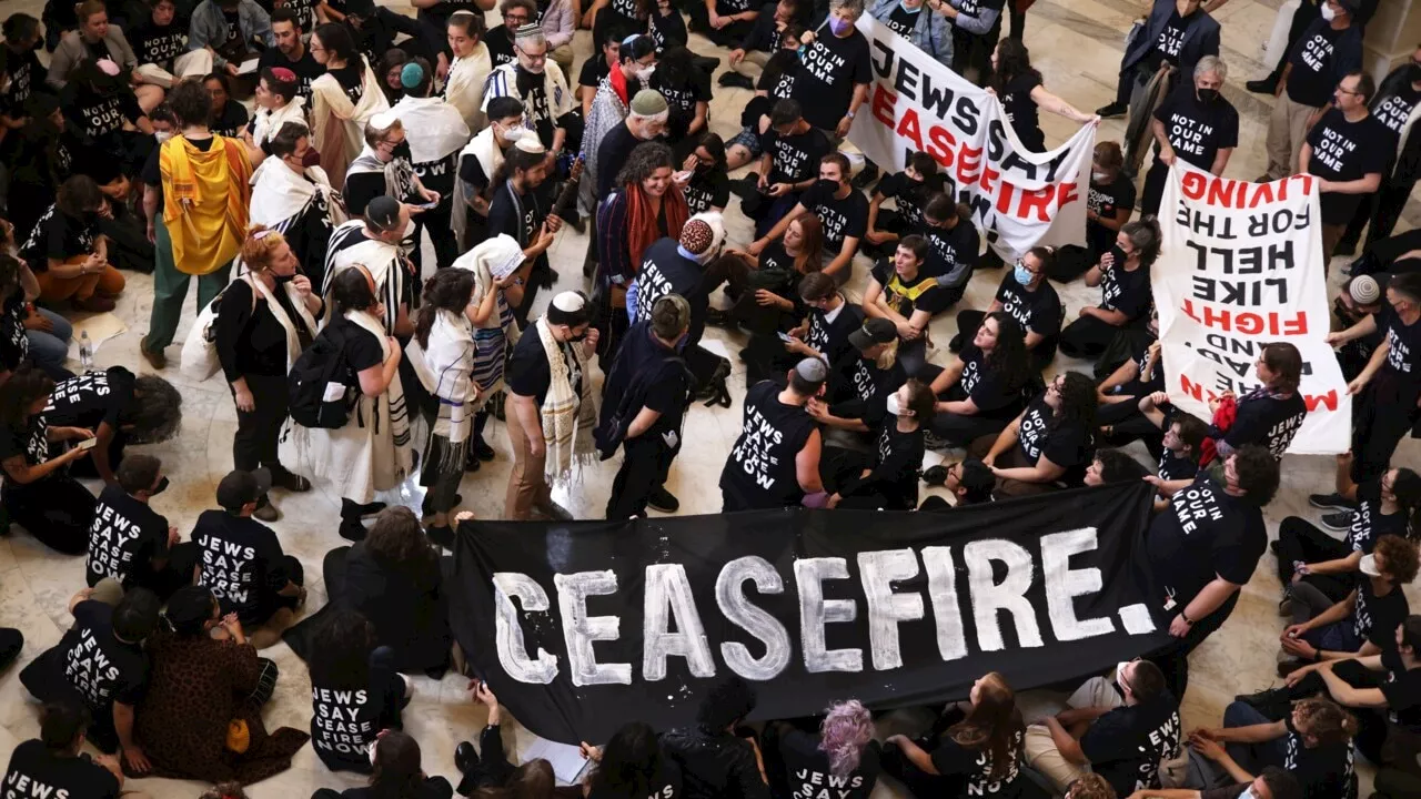 Pro-Palestine rally causes chaos at US Capitol