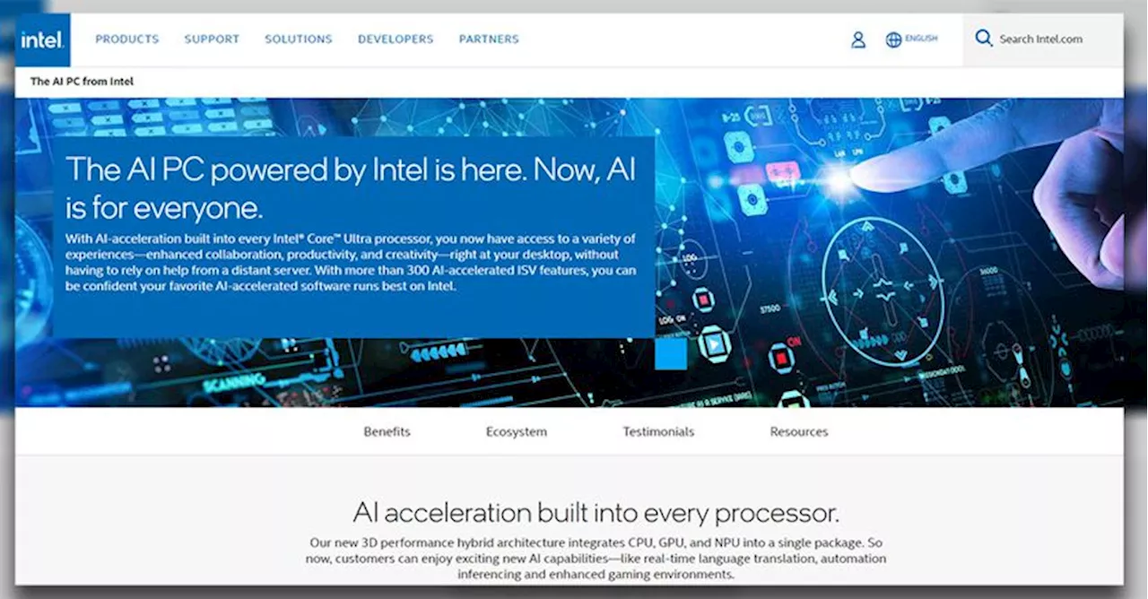 Intel annuncia strumenti tecnici e risorse per abilitare l’intelligenza artificiale nei Pc