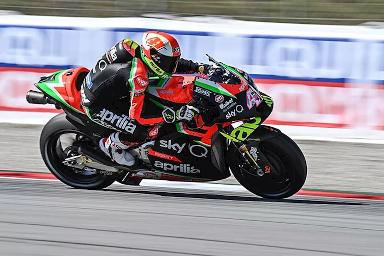 Aleix Espargaró (Aprilia/14.): Kritisches Grip-Niveau