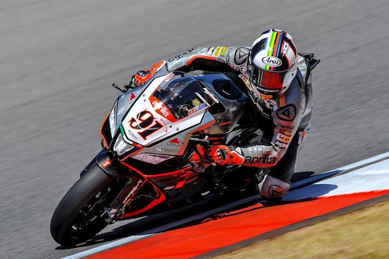 Leon Haslam (8./Aprilia): Motor Schrott, Rippen auch