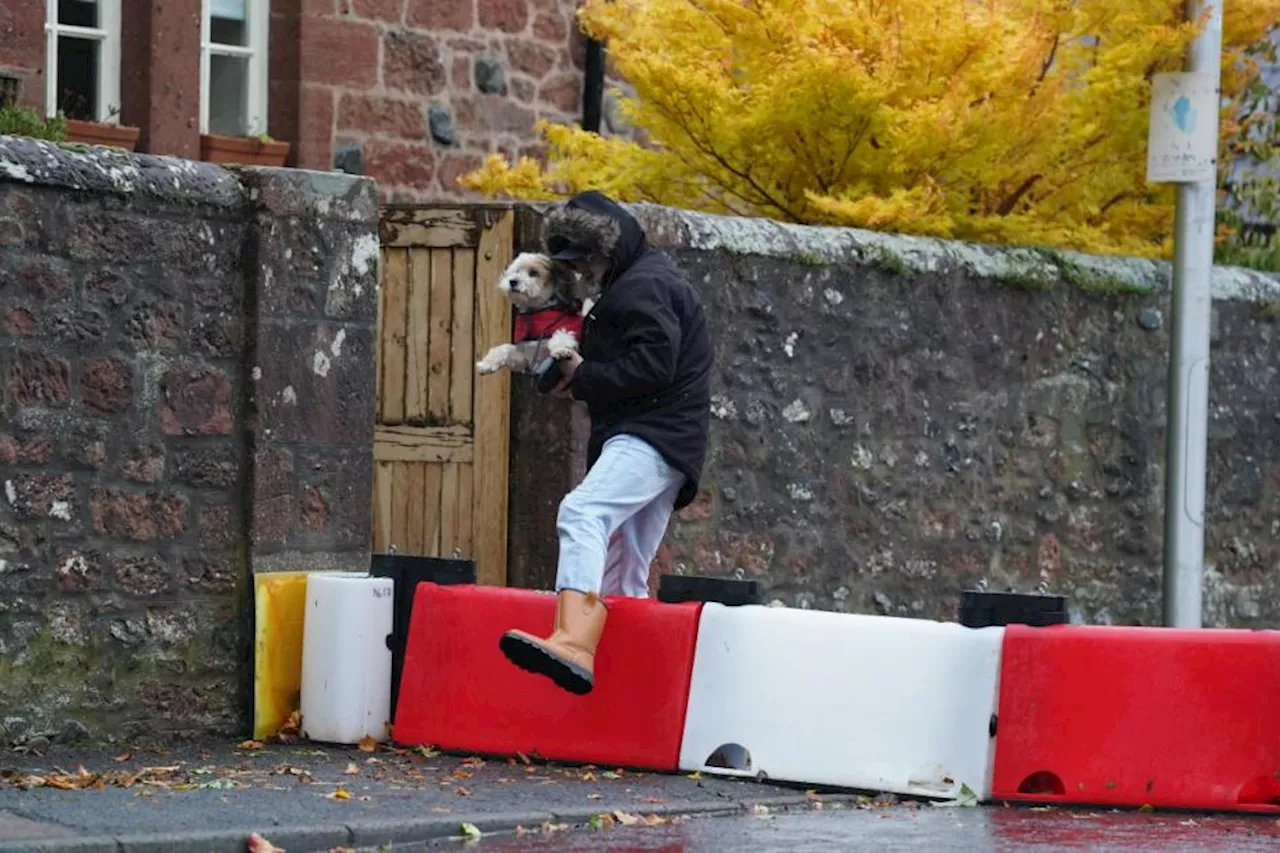 Storm Babet: Red weather warning extended to parts of Tayside