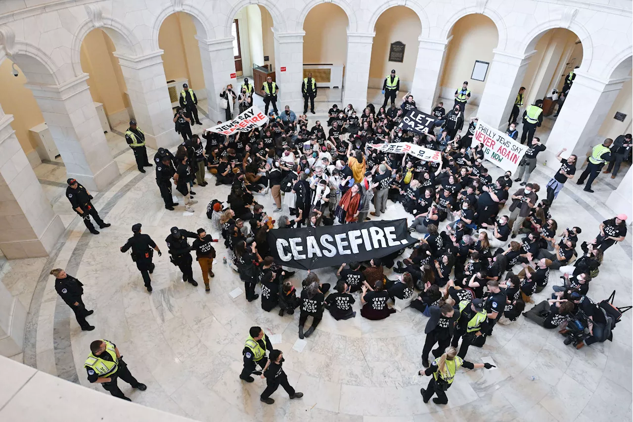 500 Arrested at Capitol During Jewish-Led Protest Demanding Gaza Ceasefire