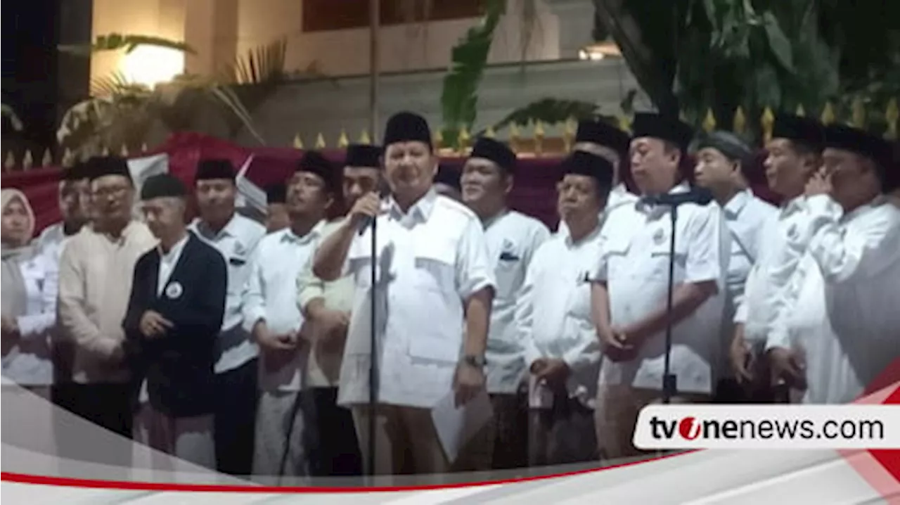 Terima Dukungan Relawan, Prabowo Subianto Beri Janji Kejutan Bila Jadi Presiden 2024