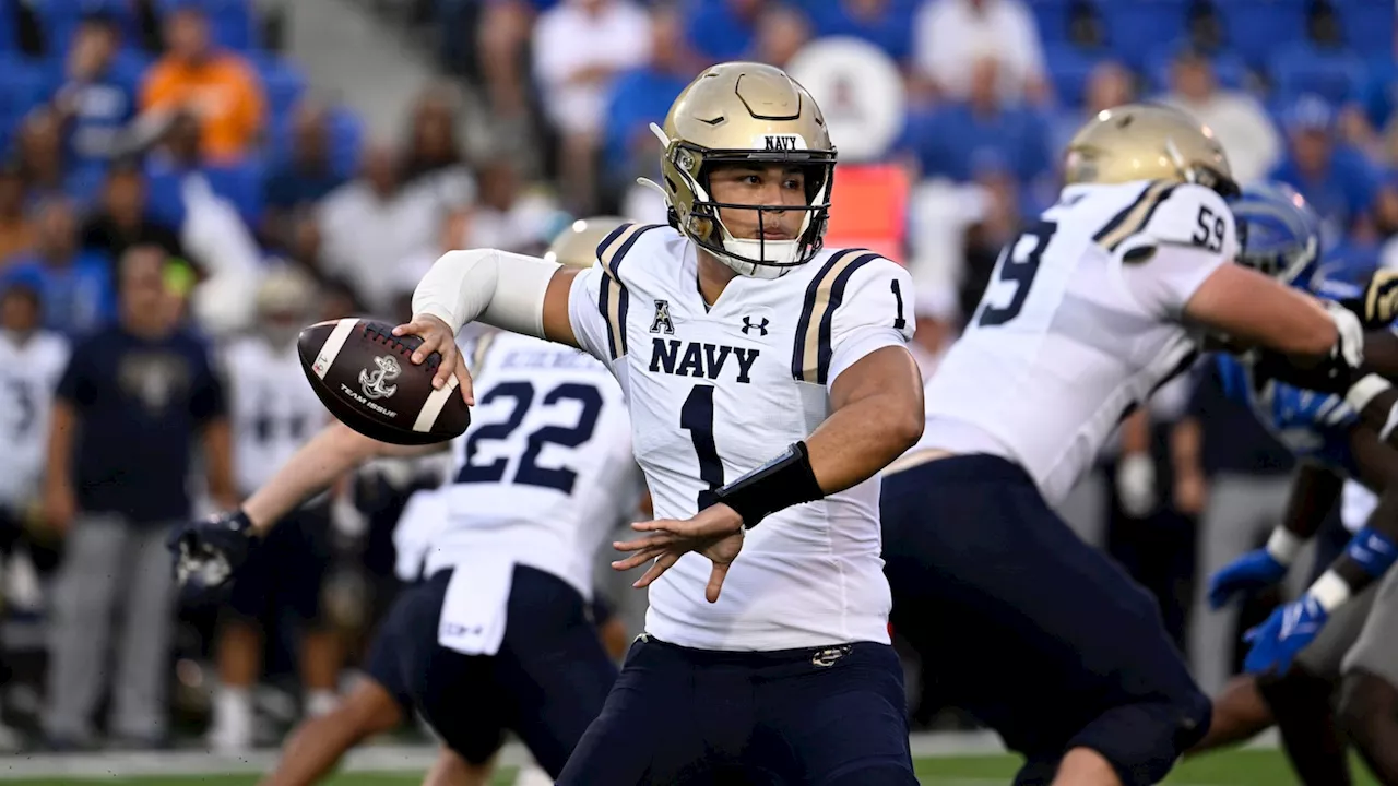 Navy’s quarterback situation remains unsettled with Air Force on deck