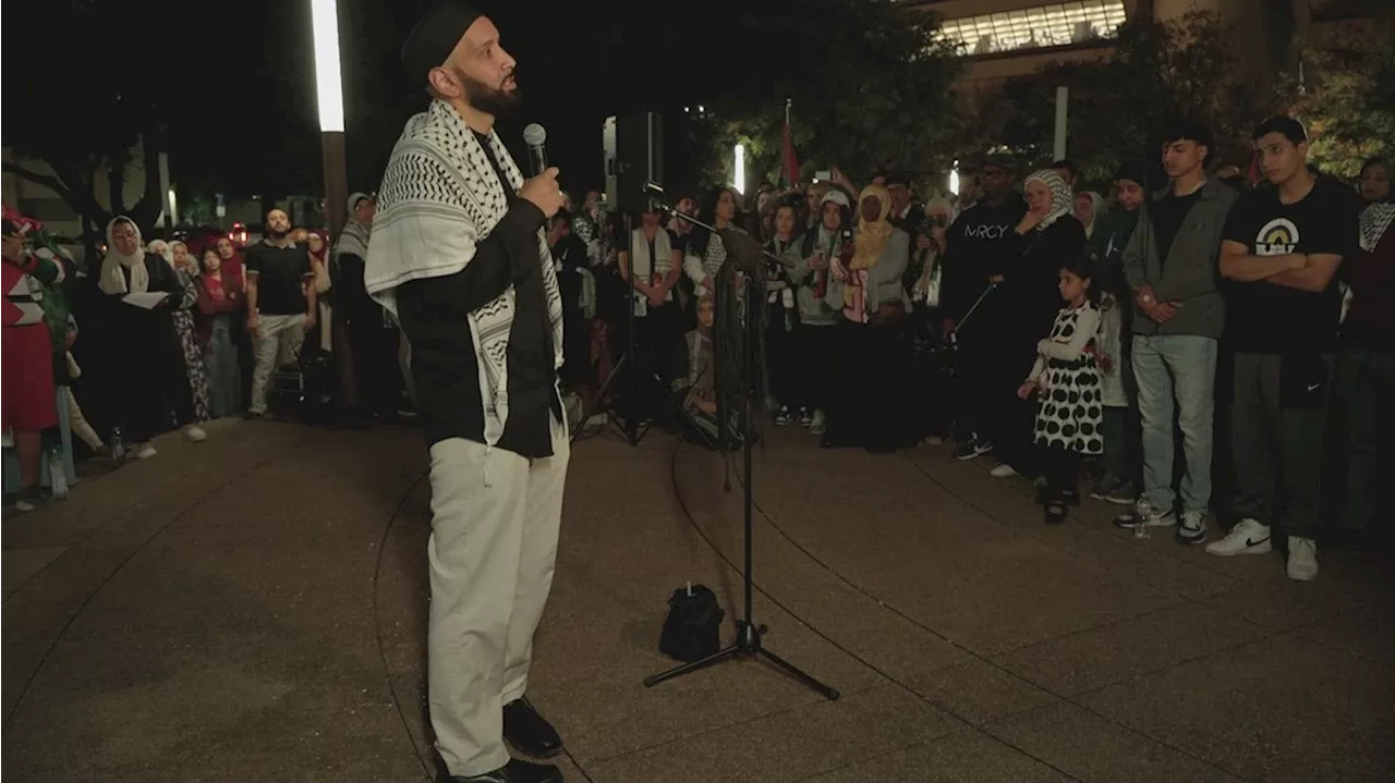 Vigil for Palestinian children killed in conflict held in Dallas